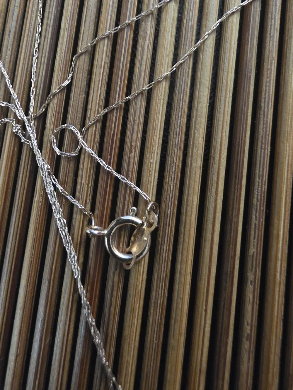 10k Diamond Heart Rose Gold Necklace (Vintage)
